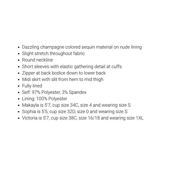 NWT Shimmer and Shine Silver Midi Dress with Sequin Detail - Picture 2 of 7